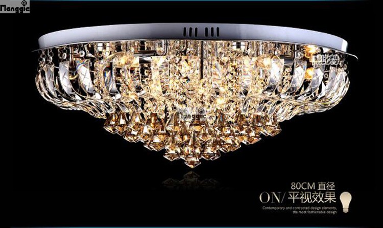 45cm high-quality modern fashion living room crystal ceiling light k9 luxury crystal lamps shk258-450