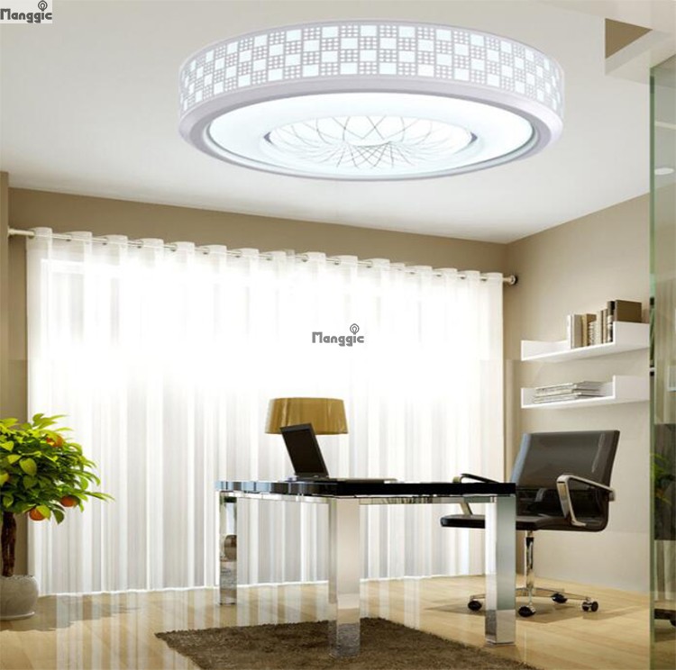 52cm 36w livingroom ceiling light led children bedroom ceiling lamps acryl lampshade for home illumination 110v 220v