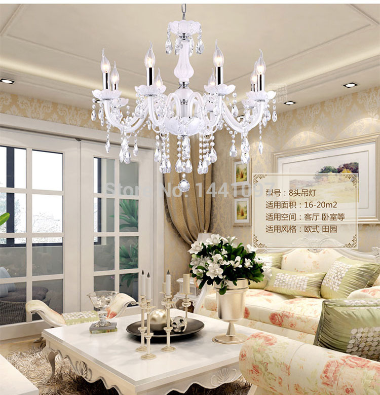 ac90-260v led k9 modern crystal light pendant lights crystal lighting living room bedroom lamp