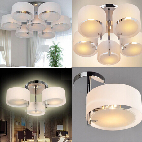 acrylic chandelier lights modern brief living room lights