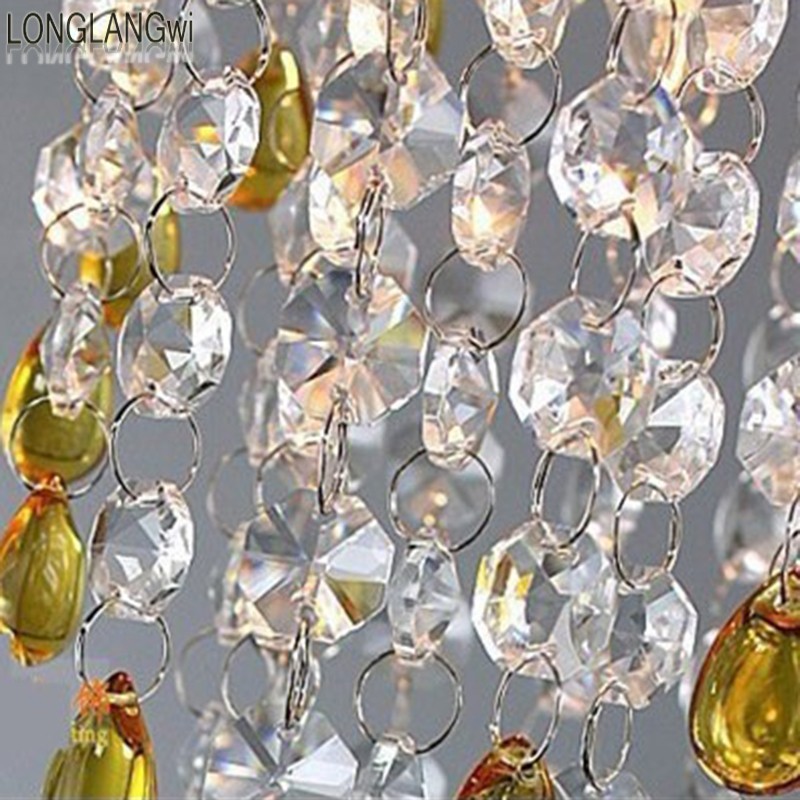 art aisle luxury crystal lamp balcony crystal ceiling villa club led crystal ceiling lights