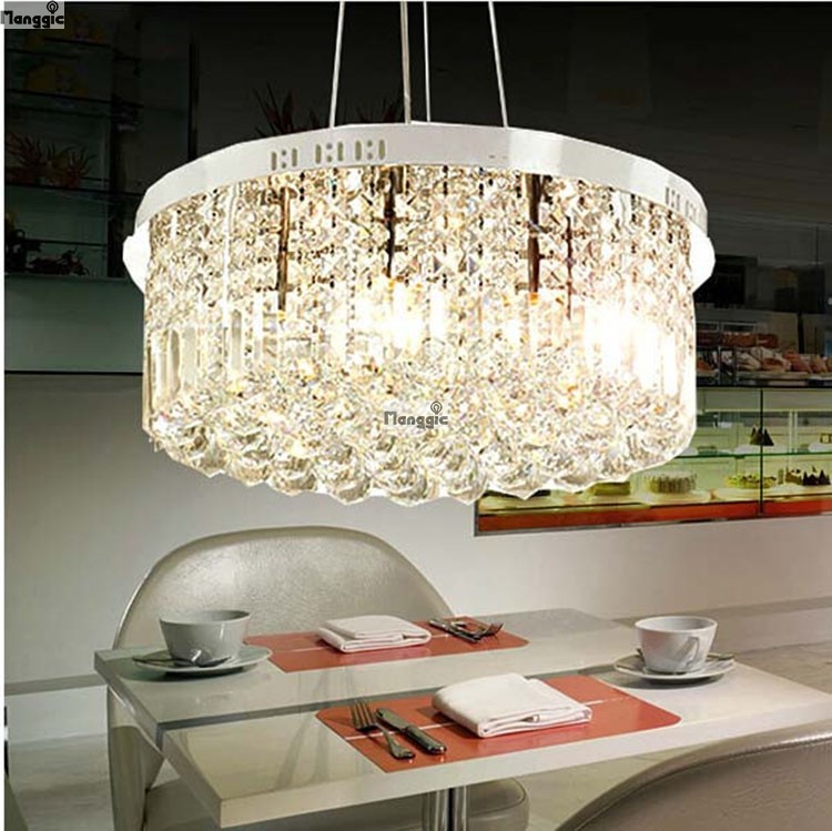 brief modern restaurant led crystal lamp pendant lighting