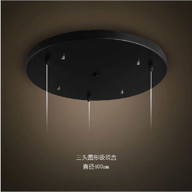 ceiling base plate vintage metal ceiling diy lighting accessories light round,rectangle black,white foor