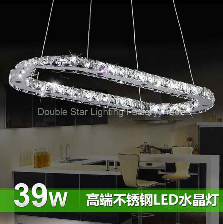 china supplier new product crystal three rings chandeliers pendant lamp