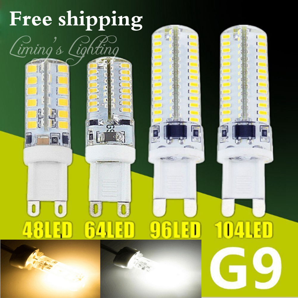 dimmable g9 led lamp 7w 9w 10w12w led lamp g9 smd 2835 3014 ac100v 220v cree led light 360 degree beam angle led spotlight lamps