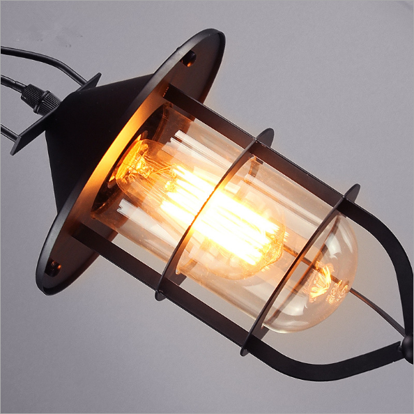 edison loft vintage tungsten boat glass iron pendant lights for cafe bar restaurant aisle balcony dining room couture droplight