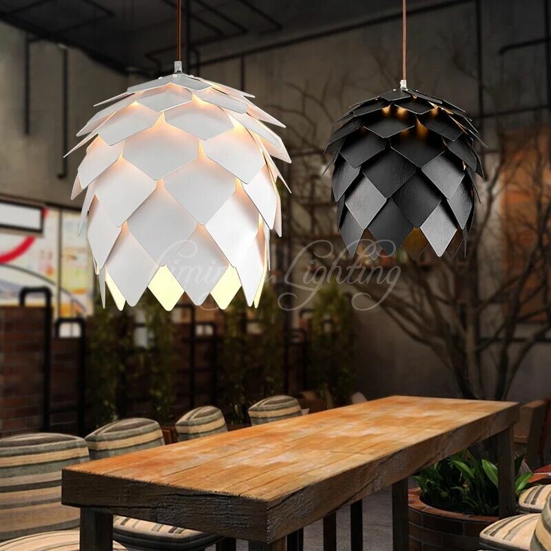 european oak pinecone wood skrivo pendant lights lamps vintage diy creative edison bulb japan rural suspension hanging lamparas