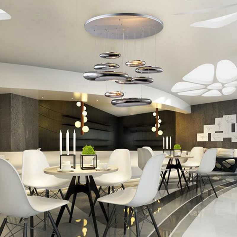 italy designer's angel's wing modern dinning room living room pendant chandeliers lighting fixture lustres