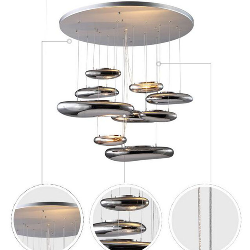 italy designer's angel's wing modern dinning room living room pendant chandeliers lighting fixture lustres