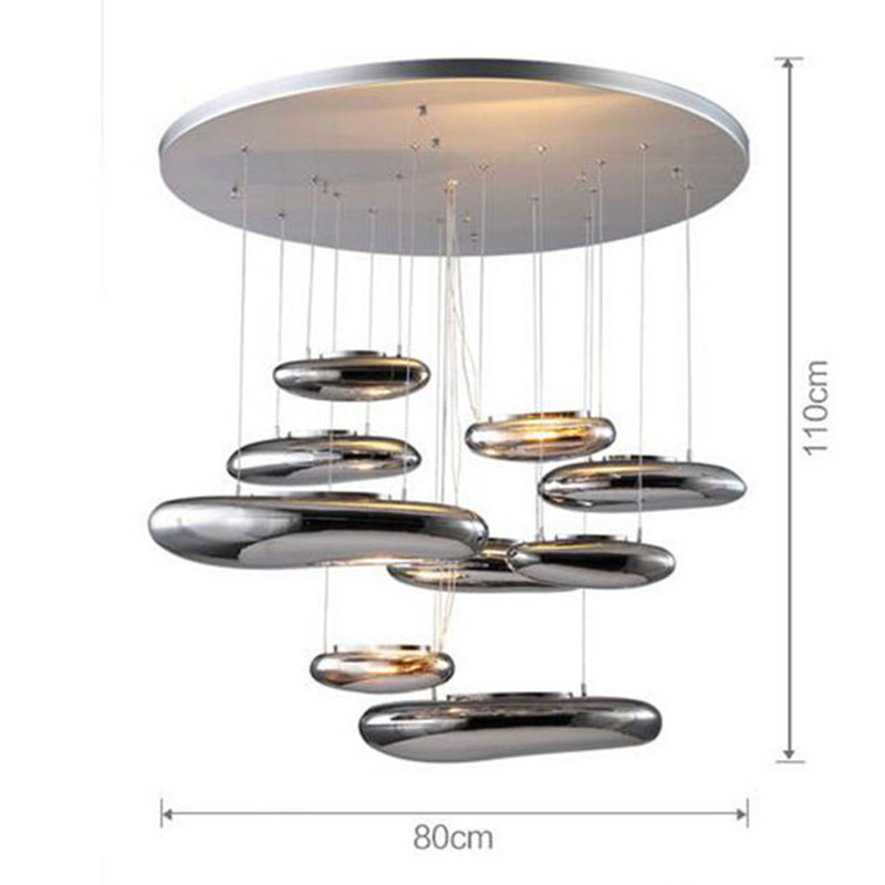 italy designer's angel's wing modern dinning room living room pendant chandeliers lighting fixture lustres