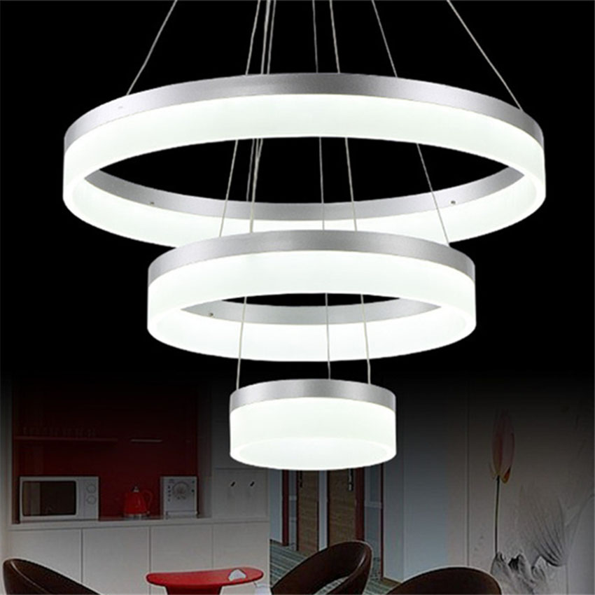 large pendant lights ring lighting for el project new arrival led modern light fixture