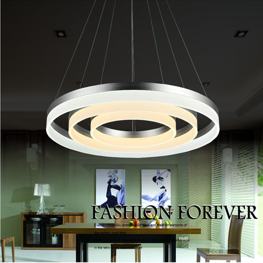 large pendant lights ring lighting for el project new arrival led modern light fixture