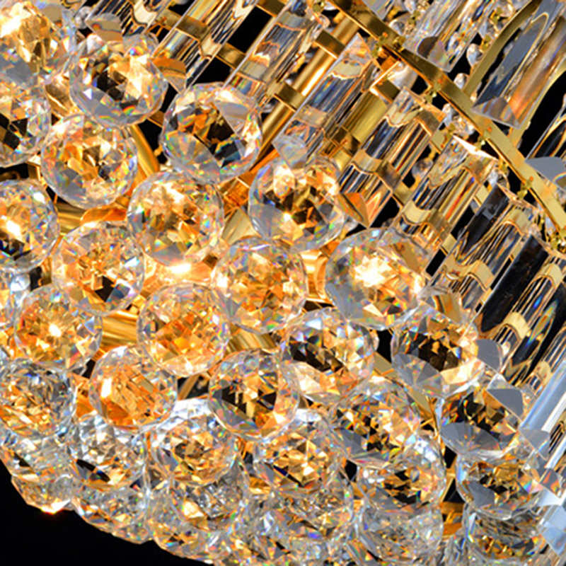 led modern crystal royal empire golden led modern crystal pendant lights french indoor lighting