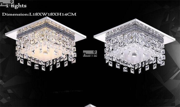 led stainless steel modern crystal ceiling light lamparas de techo luminaras for sala home decoration lighting for living room