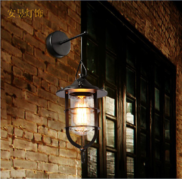 loft edison tungsten boat glass wall light vintage edison lamp cafe bar coffee shop hall bedside coffee shop store hall club