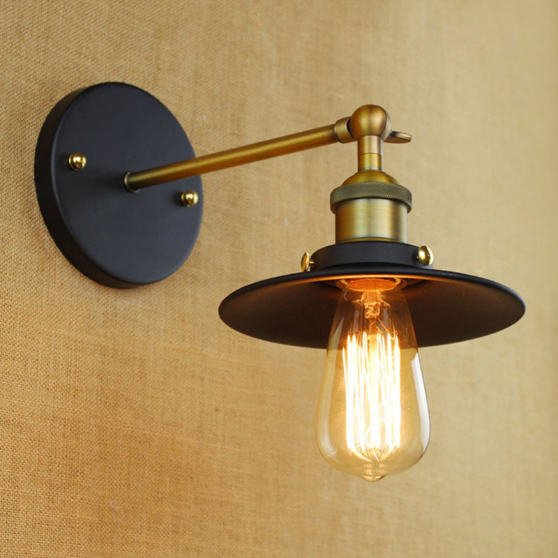 loft industrial wall lamps loft retro sconce stair antique lamp american stytle warehouse bar cafe wall light deco lighting