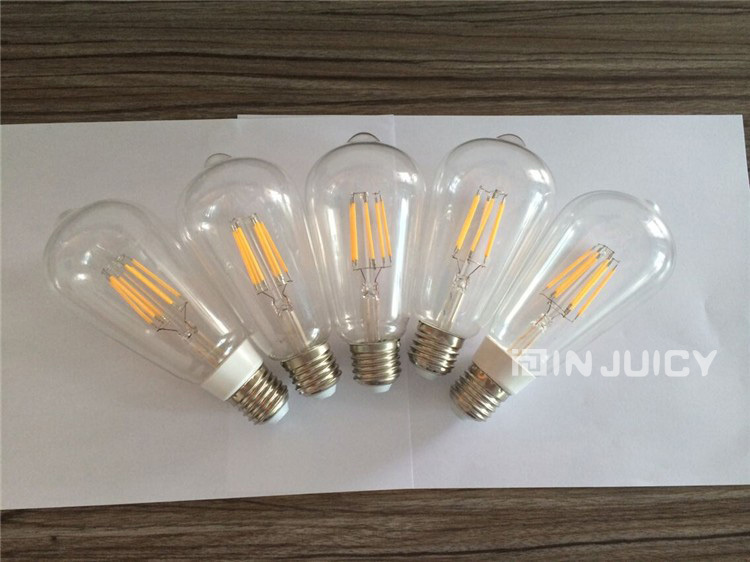 loft vintage retro st64 led 4w e27 filament light bulb old fasioned warm white edison screw bulb