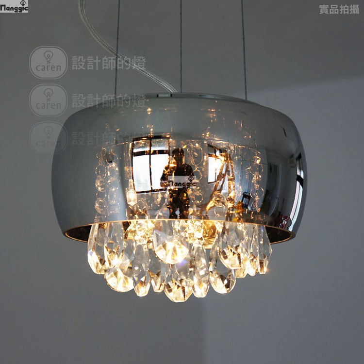 luxury crystal chandelier new classical teardrop glass pendant lamp pl284