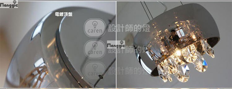 luxury crystal chandelier new classical teardrop glass pendant lamp pl284