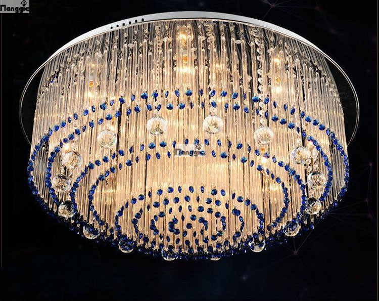 luxury modern chandelier ceiling lustres de cristal lamparas de techo luminaras para sala e14