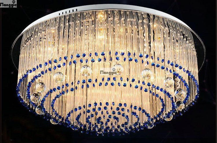 luxury modern chandelier ceiling lustres de cristal lamparas de techo luminaras para sala e14