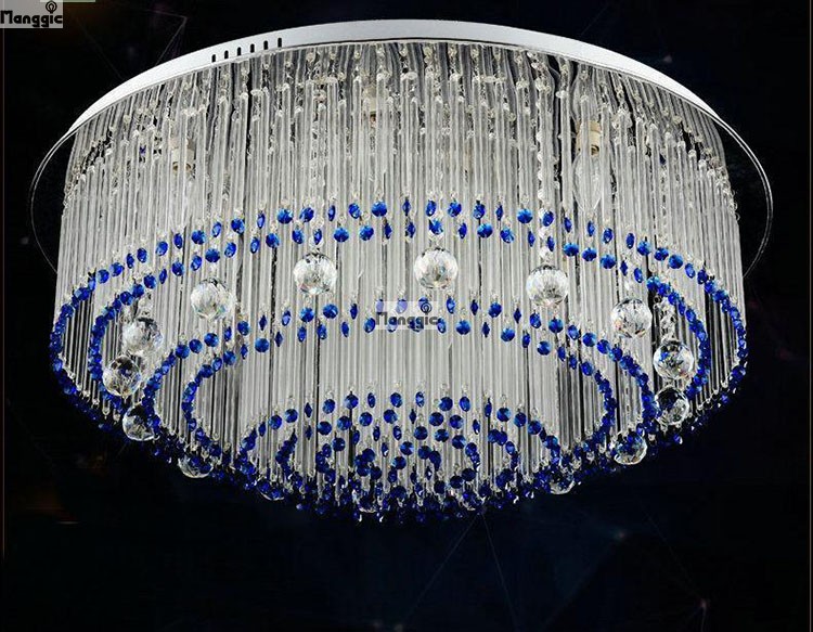 luxury modern chandelier ceiling lustres de cristal lamparas de techo luminaras para sala e14