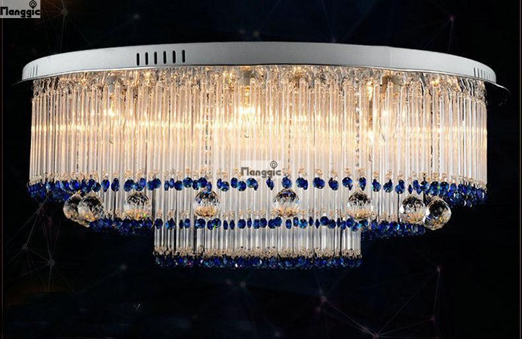 luxury modern chandelier ceiling lustres de cristal lamparas de techo luminaras para sala e14