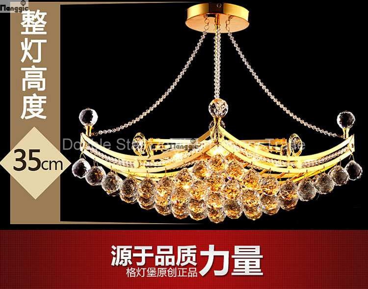 manufactory new arrival crystal chandelier pendant lamp luxury crystal ceiling light fixture hanging lusters in stock ship