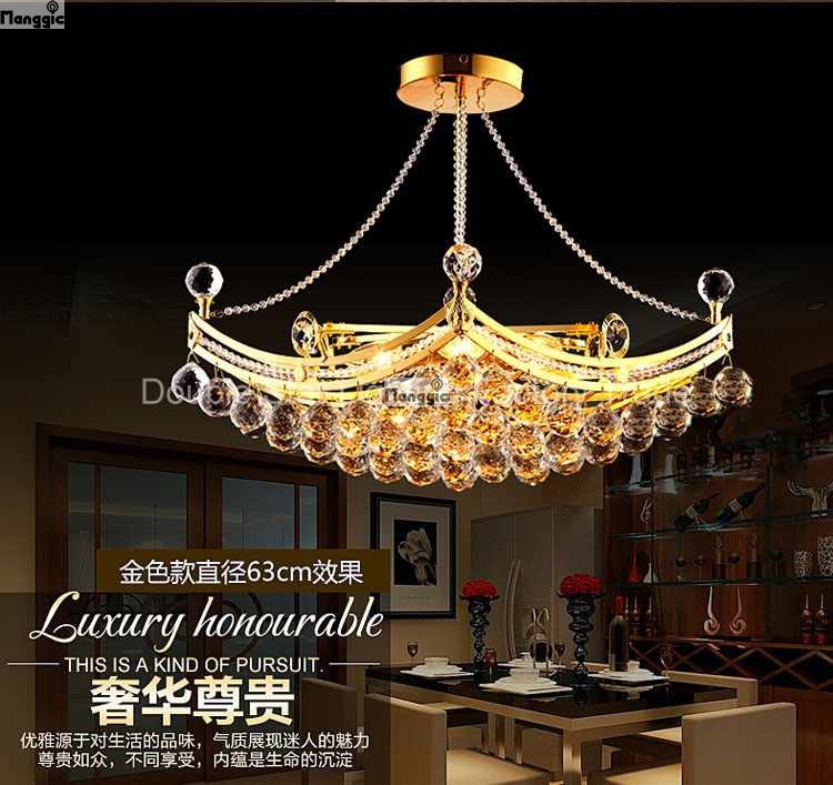 manufactory new arrival crystal chandelier pendant lamp luxury crystal ceiling light fixture hanging lusters in stock ship