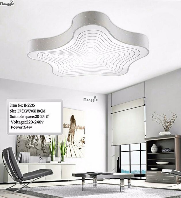 mercury modern led flush mount ceiling lamp lighting fixture for living room bed room or children room