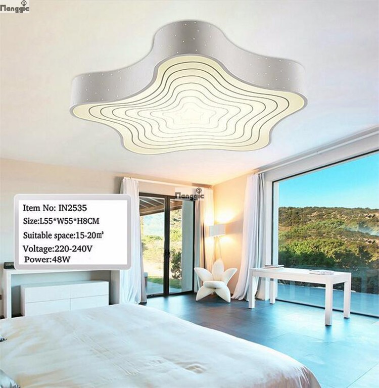 mercury modern led flush mount ceiling lamp lighting fixture for living room bed room or children room