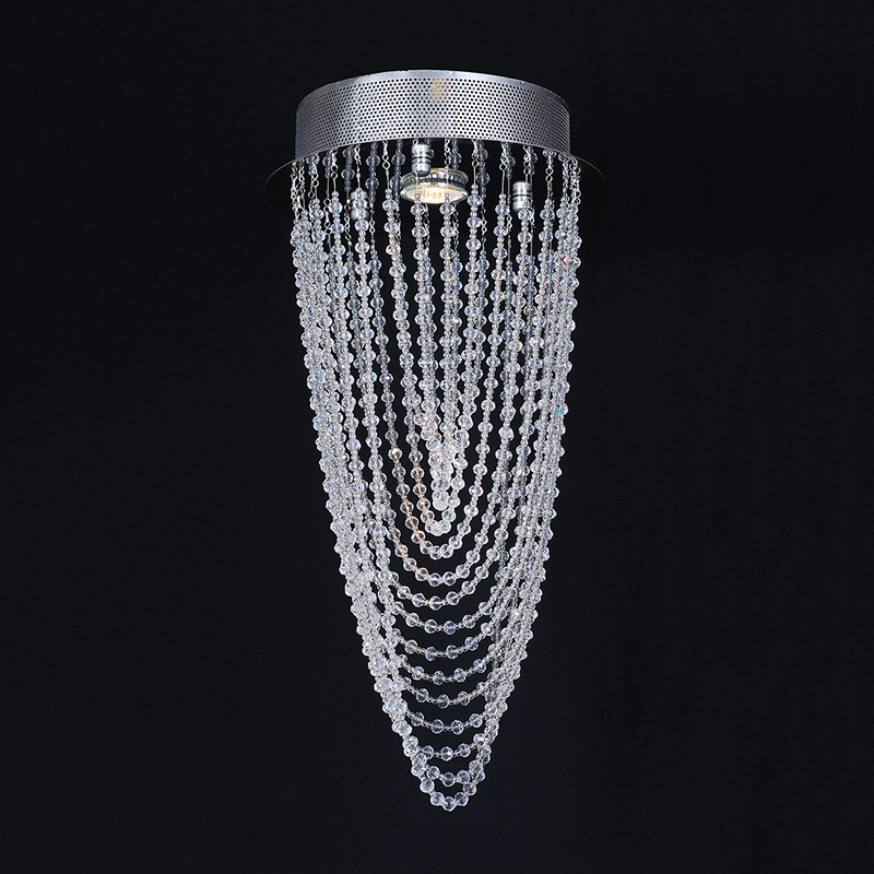 minimalist modern crystal chandeliers hanging lamps line the aisle stairwell lighting lamps led indoor lighiing