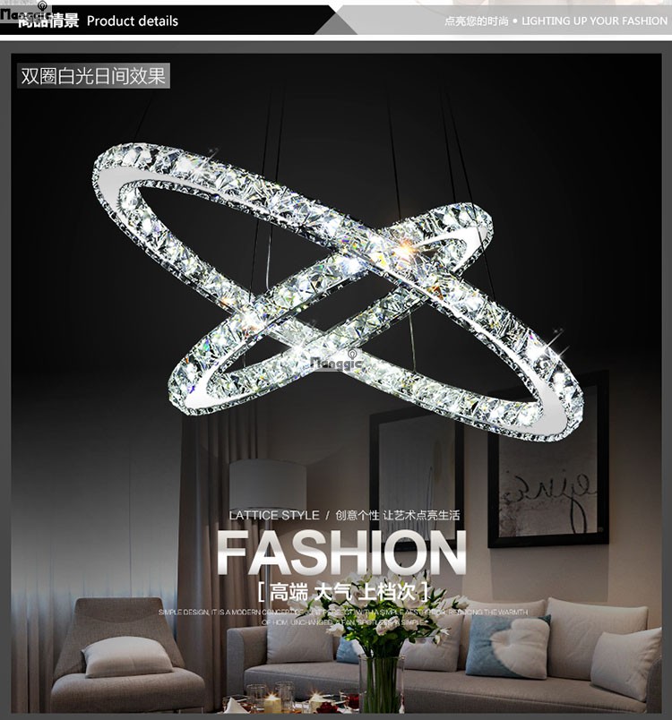 modern crystal lamp living room led restaurant brief led lamps led pendant light