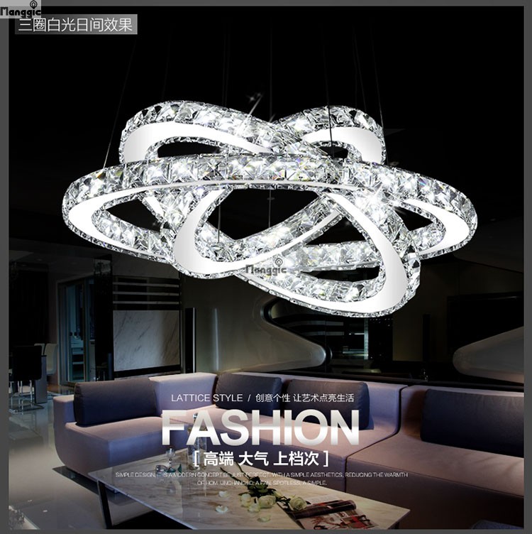 modern crystal lamp living room led restaurant brief led lamps led pendant light