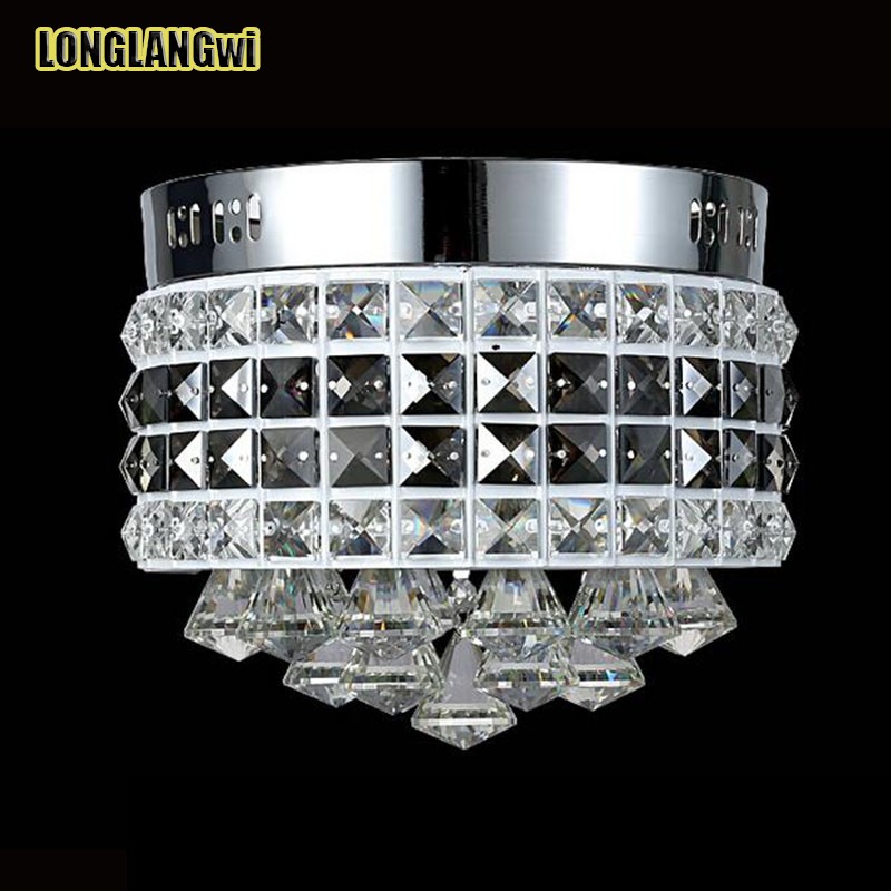 modern crystal led ceiling lights fixture for indoor lamp lamparas de techo surface mounting ceiling lamp for bedroom