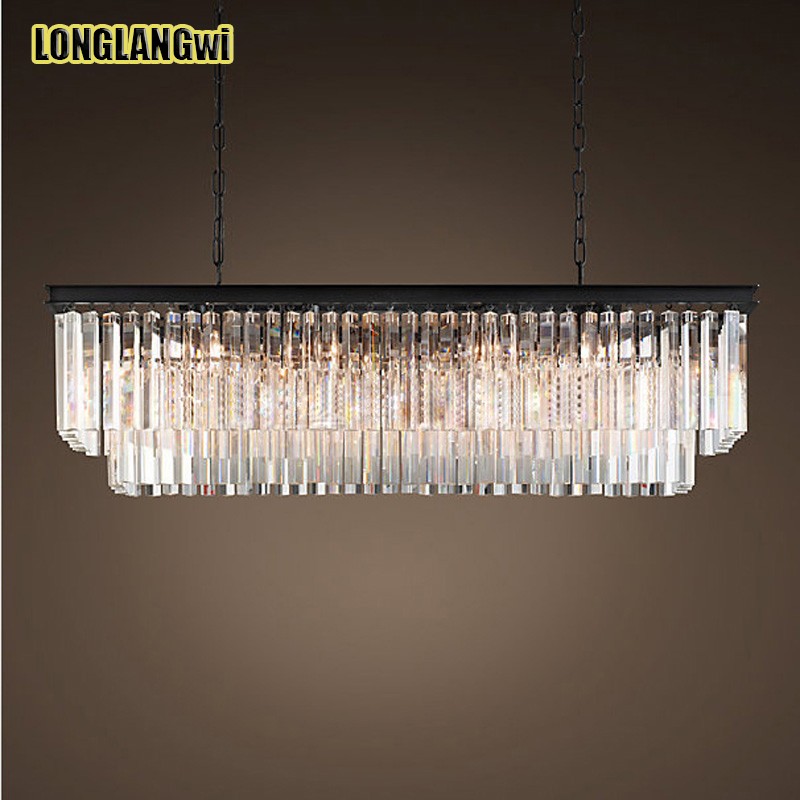 modern crystal pendant lamp pendant crystal light lighting living room bedroom lighting fixtures pendant lights l85 w35 h35 cm