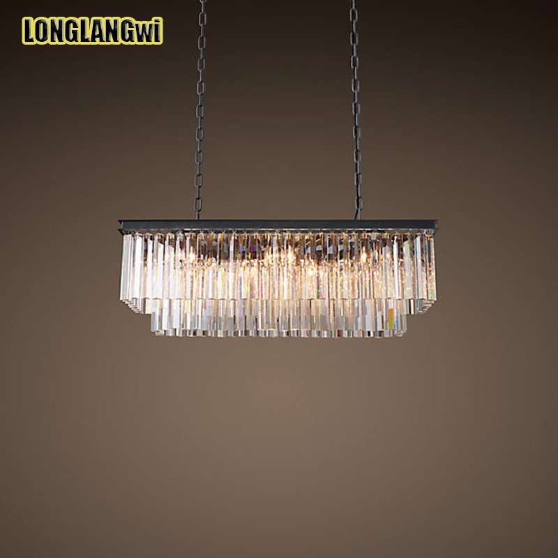 modern crystal pendant lamp pendant crystal light lighting living room bedroom lighting fixtures pendant lights l85 w35 h35 cm