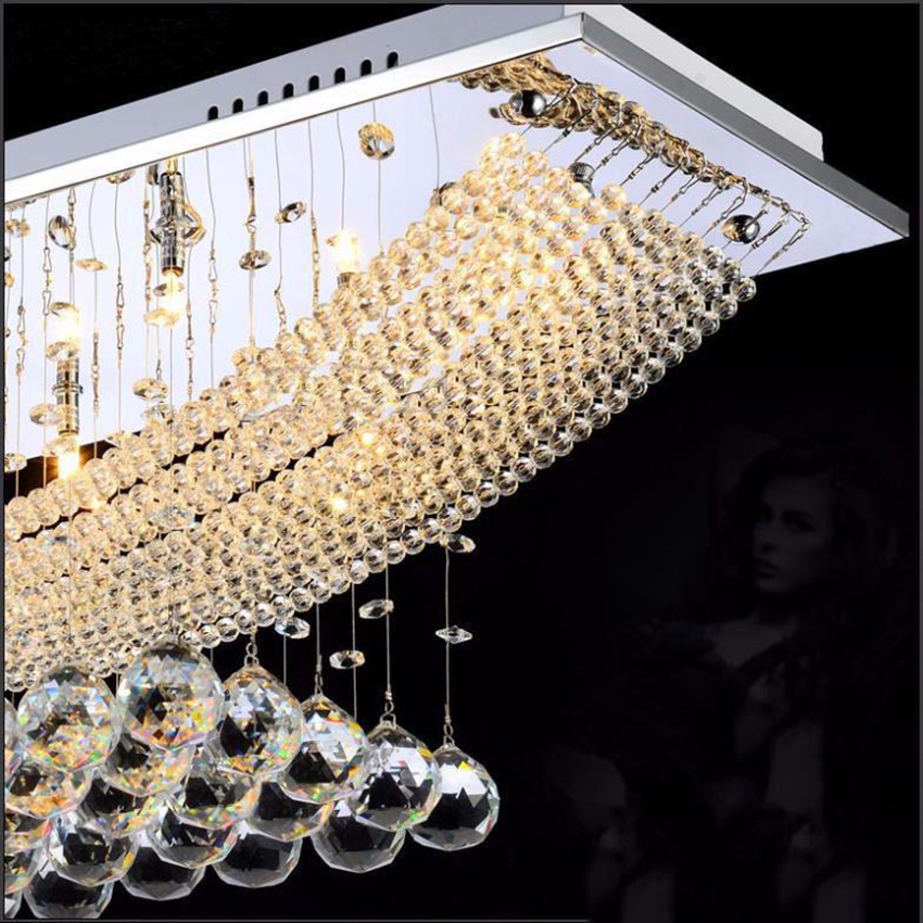 modern k9 large led chandelier living room crystal chandeliers light fixtures lamp