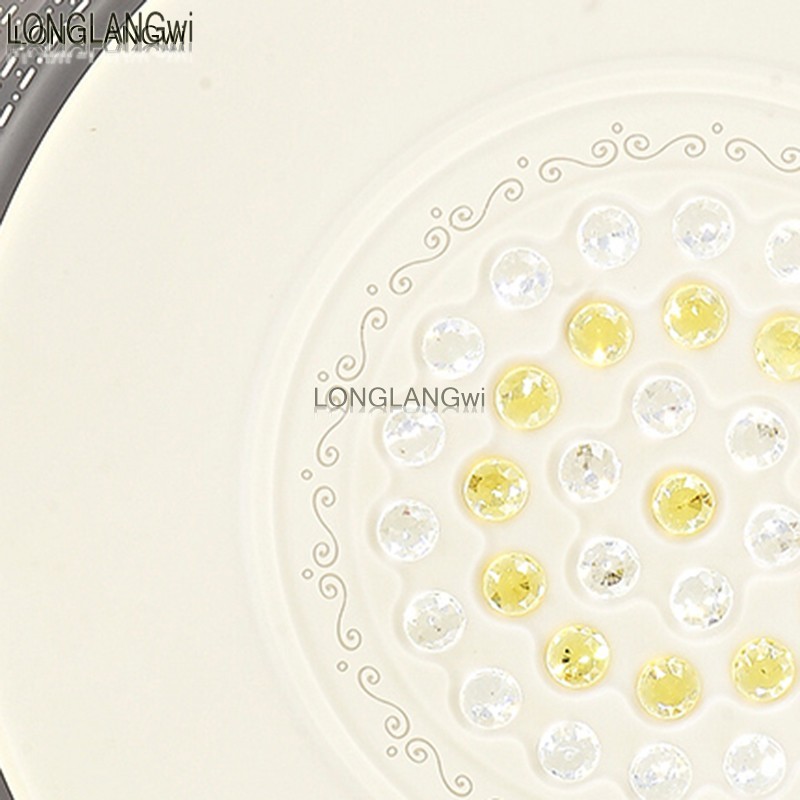 modern led crystal ceiling lights round lustre luminarias para sala for home lighting bedroom dining room living room ac110-240v