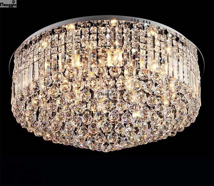 ,modern luxury k9 crystal ceiling lamp,fashion crystal light,living room/el crystal lamp