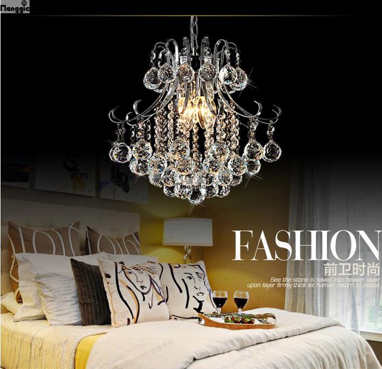 modern luxury led crystal chandelier restaurants bedroom crystal lamp fashion creative living room lamp aisle crystal light