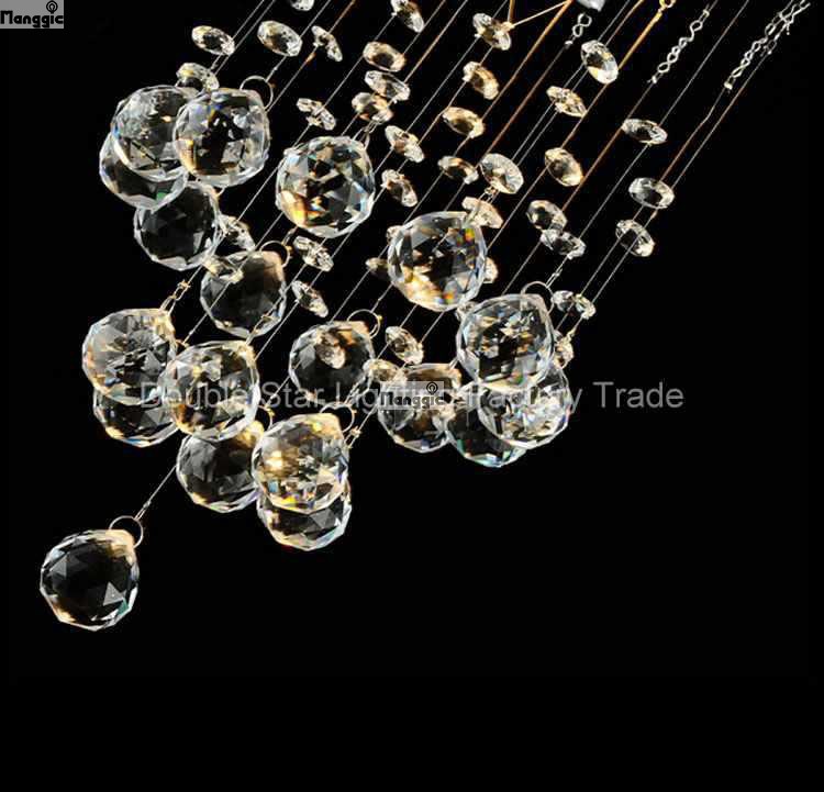 modern simple crystal chandelier corridor aisle balcony crystal lamp led home lighting d20cm x h38cm fashion bar lights