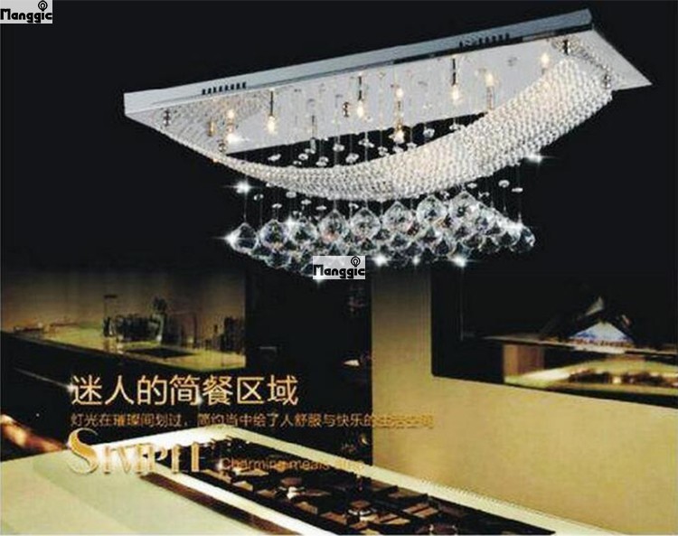 most popular contemporary crystal dining ceiling lamp crystal chandelier light