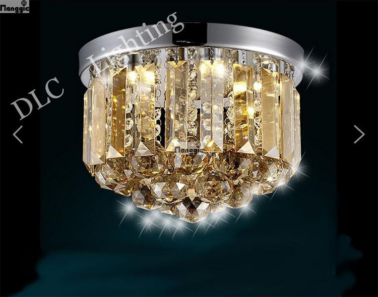 name brand dia15*17cm modern simple crystal ceiling chandelier lights