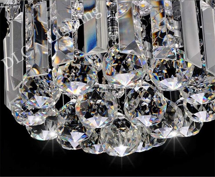 name brand dia15*17cm modern simple crystal ceiling chandelier lights