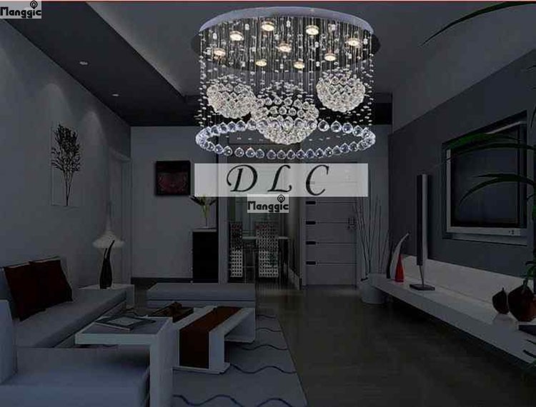 new design guaranteed oval crystal ceiling chandelier light, modern el hall lamp l800*w400*h600mm