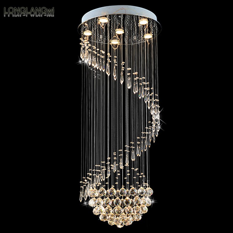 new modern crystal chandeliers light fixture crystal lamp luster prompt chandelier lighting