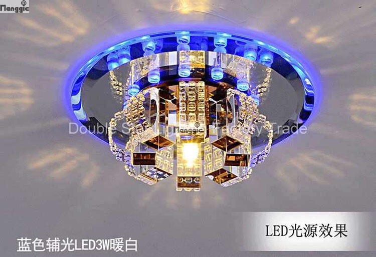 new modern crystal led ceiling light aisle balcony porch lights corridor light fixture lightings