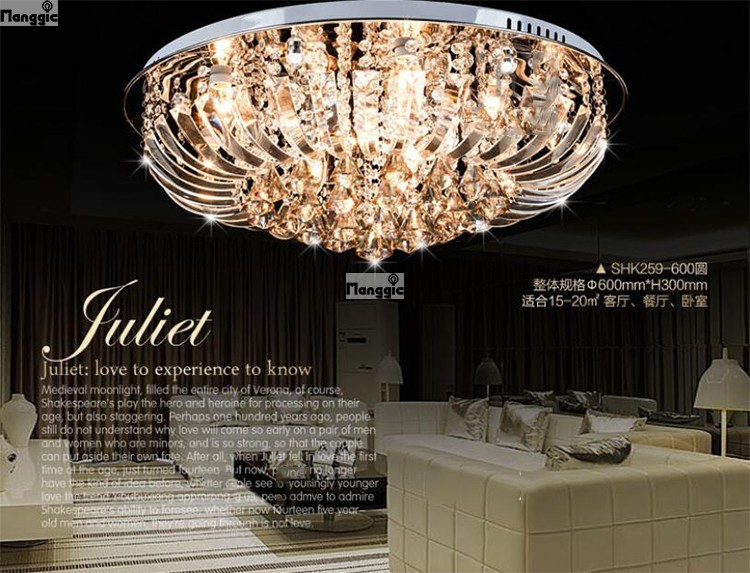 new rectangle k9 chandelier modern home lighting lustre crystal light l800*w600*h300mm