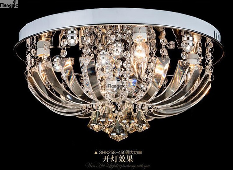 new rectangle k9 chandelier modern home lighting lustre crystal light l800*w600*h300mm